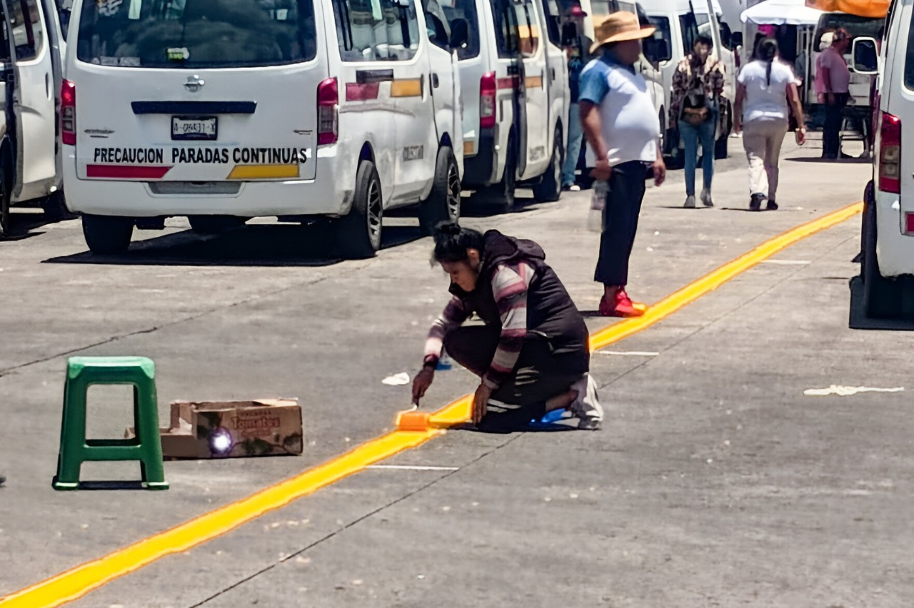 Trabaja Ayuntamiento capitalino por más seguridad, orden y limpieza en el tianguis sabatino de Tlaxcala